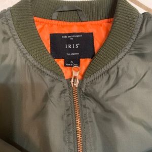 Bomber jacket - army green - small